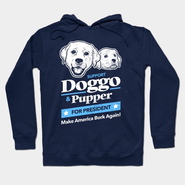 Doggo Pupper For President T-Shirt Hoodie by dumbshirts